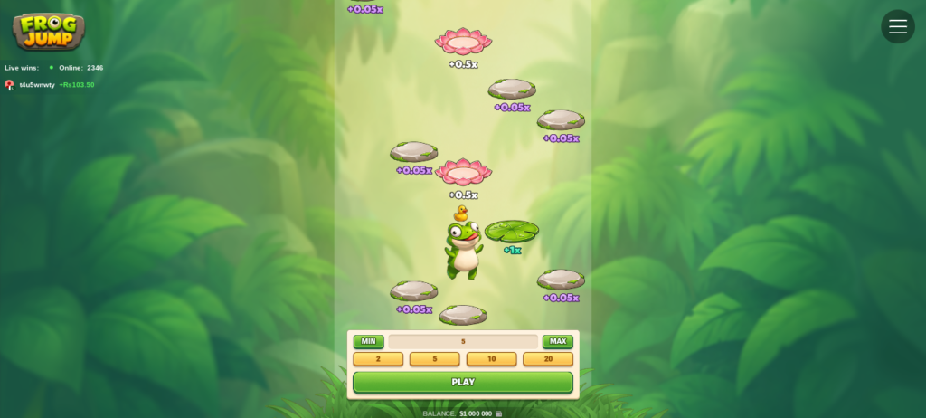 Frog Jump - demo a recenze hry v kasinu