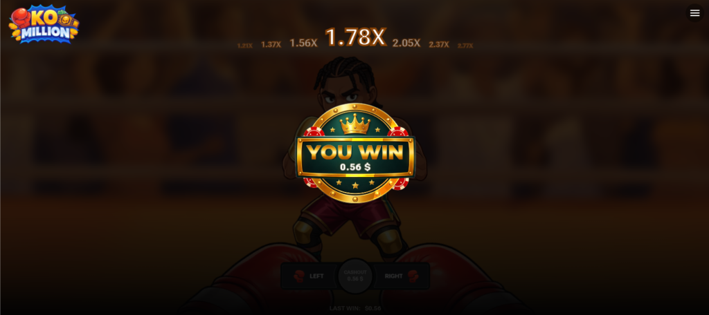 KO Million hra v kasinu