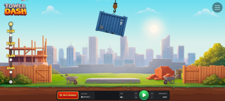Tower Dash - demo hry v kasinu zdarma